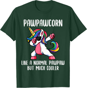 Unicorn Pawpaw Girl Clothes, PawpawCorn Cute T-Shirt - T-Shirt | Forest
