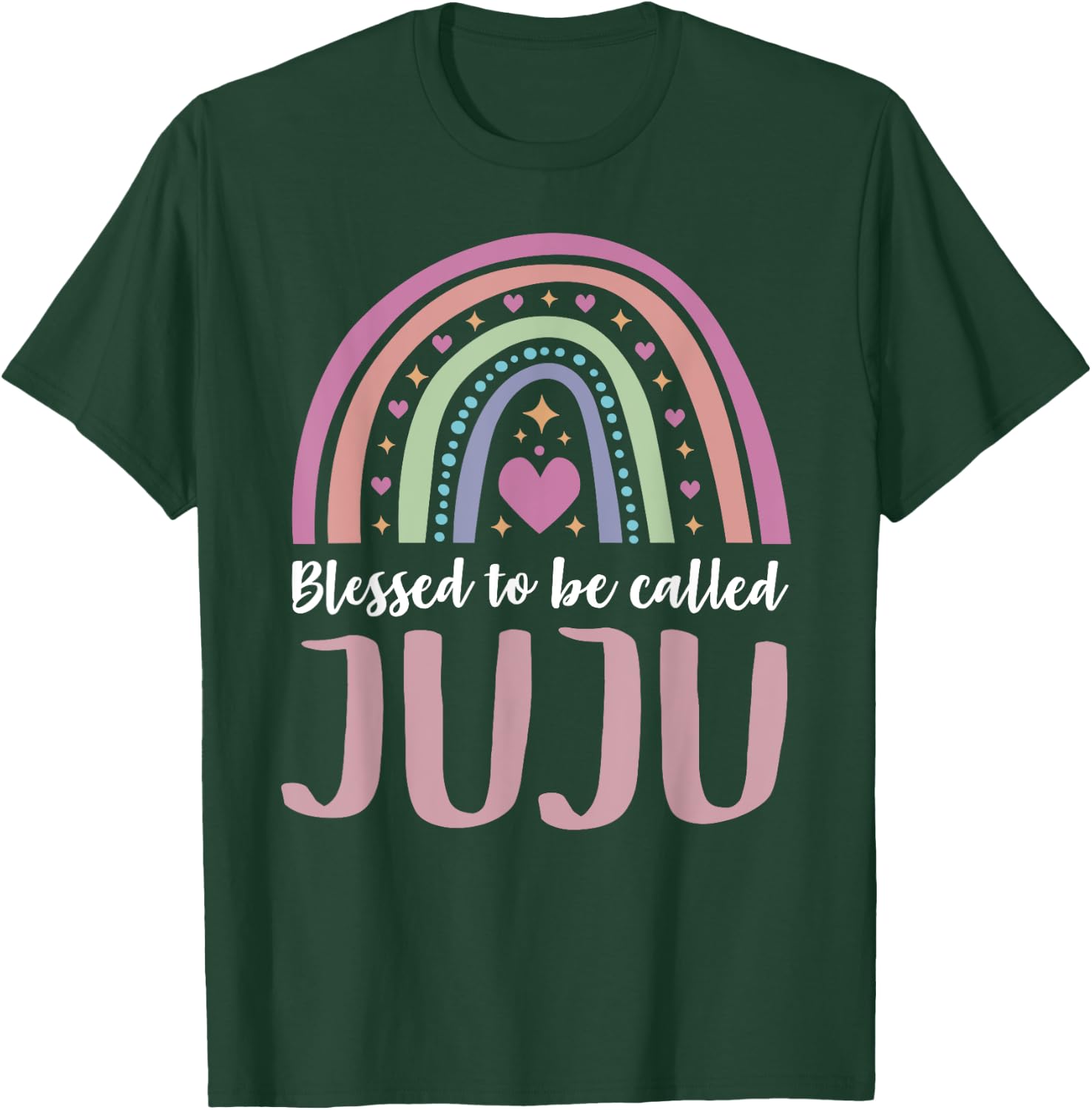 Juju Shirt for Grandma Women Mothers Day Blessed Juju T-Shirt - T-Shirt | Forest