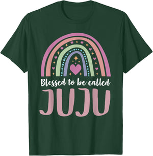 Juju Shirt for Grandma Women Mothers Day Blessed Juju T-Shirt - T-Shirt | Forest