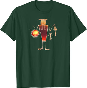 Sun Spiral Petroglyph. T-Shirt - T-Shirt | Forest