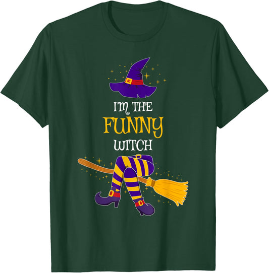 I’m The Funny Witch Family Matching Costume Halloween T-Shirt - T-Shirt | Forest