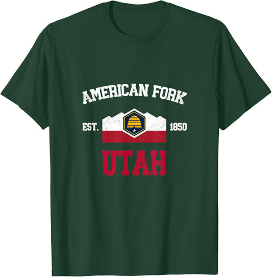 American Fork Utah T-Shirt - T-Shirt | Forest