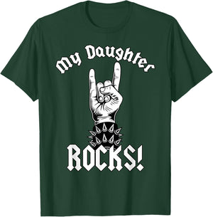 My Daughter-Rocks! - Funny Family Humor T-Shirt - T-Shirt | Forest