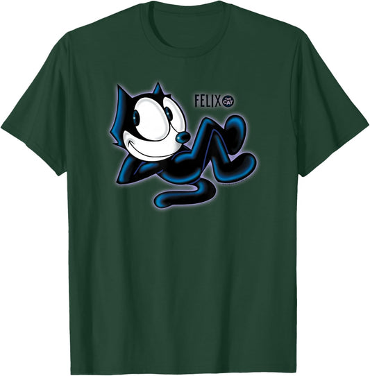 Felix The Cat Airbrush T-Shirt - T-Shirt | Forest