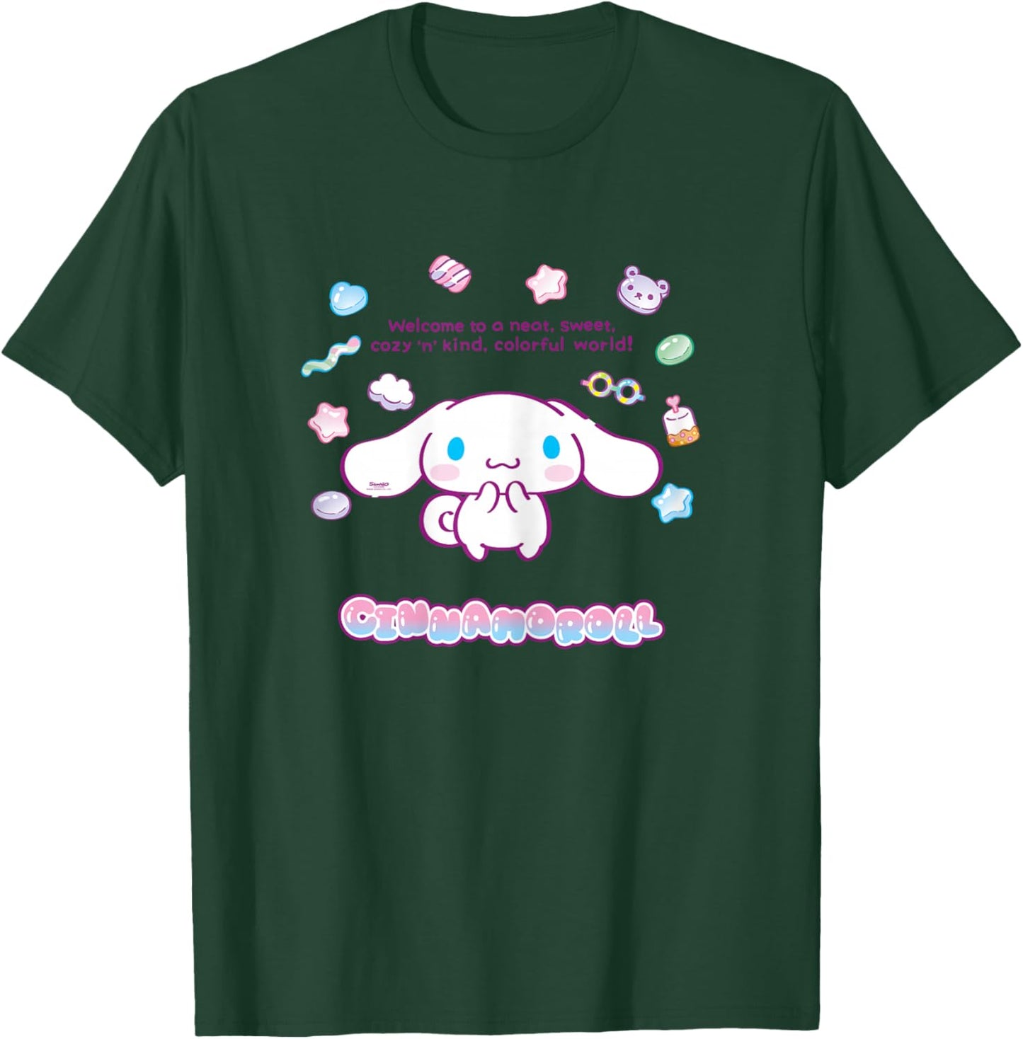 Hello Kitty - Willkommen in Einer süßen Welt, Cinnamoroll T-Shirt - T-Shirt | Forest