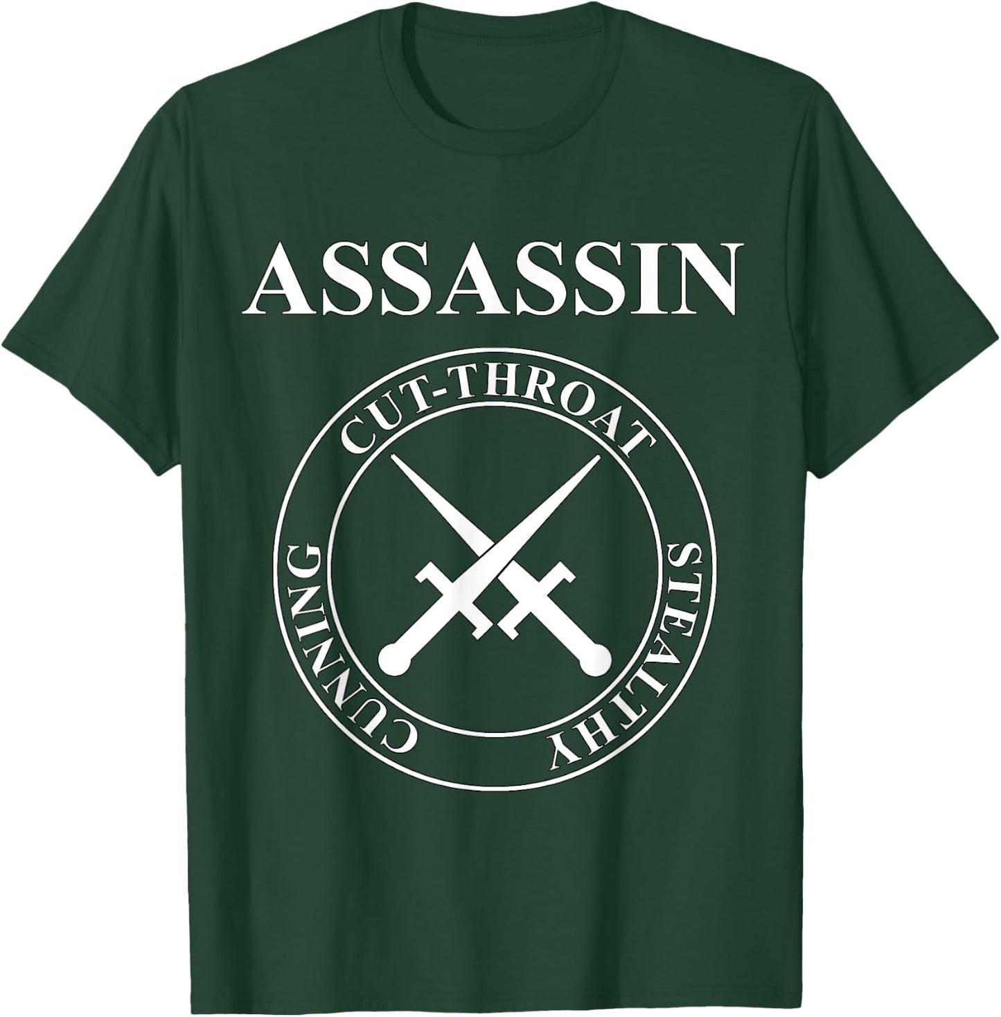 Assassin Fantasy RPG Class T-Shirt - T-Shirt | Forest
