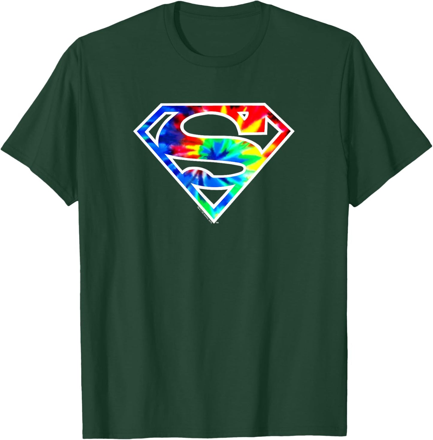 Superman Tie Dye Logo T-Shirt - T-Shirt | Forest