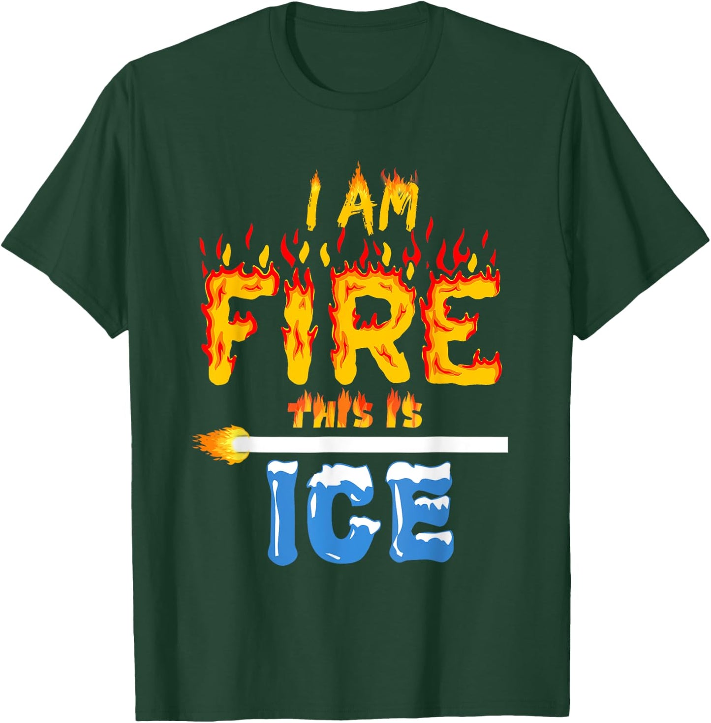 Funny Ice and Fire Costume Halloween Family Matching Women T-Shirt - T-Shirt | Forest