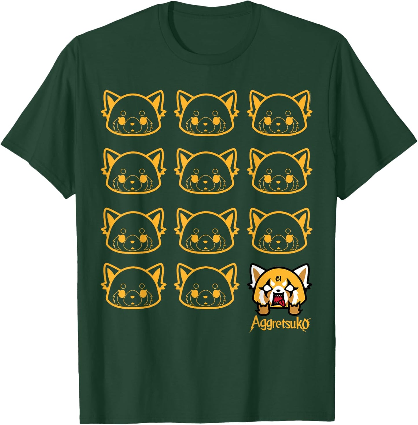Aggretsuko Real T-Shirt - T-Shirt | Forest
