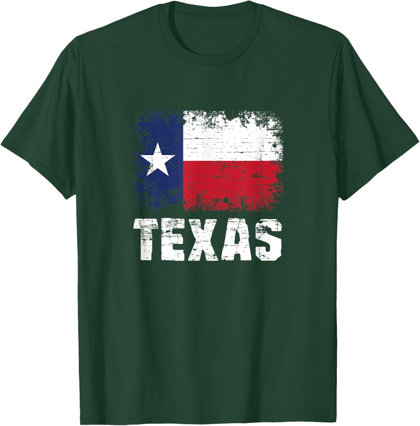 Texas Flag Patriotic South Austin US Gift Texas T-Shirt - T-Shirt | Forest