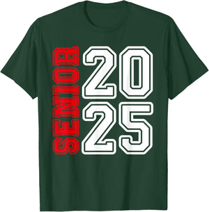 Senior 2025 Class Of 2025 First Day Of School T-Shirt - T-Shirt | Forest
