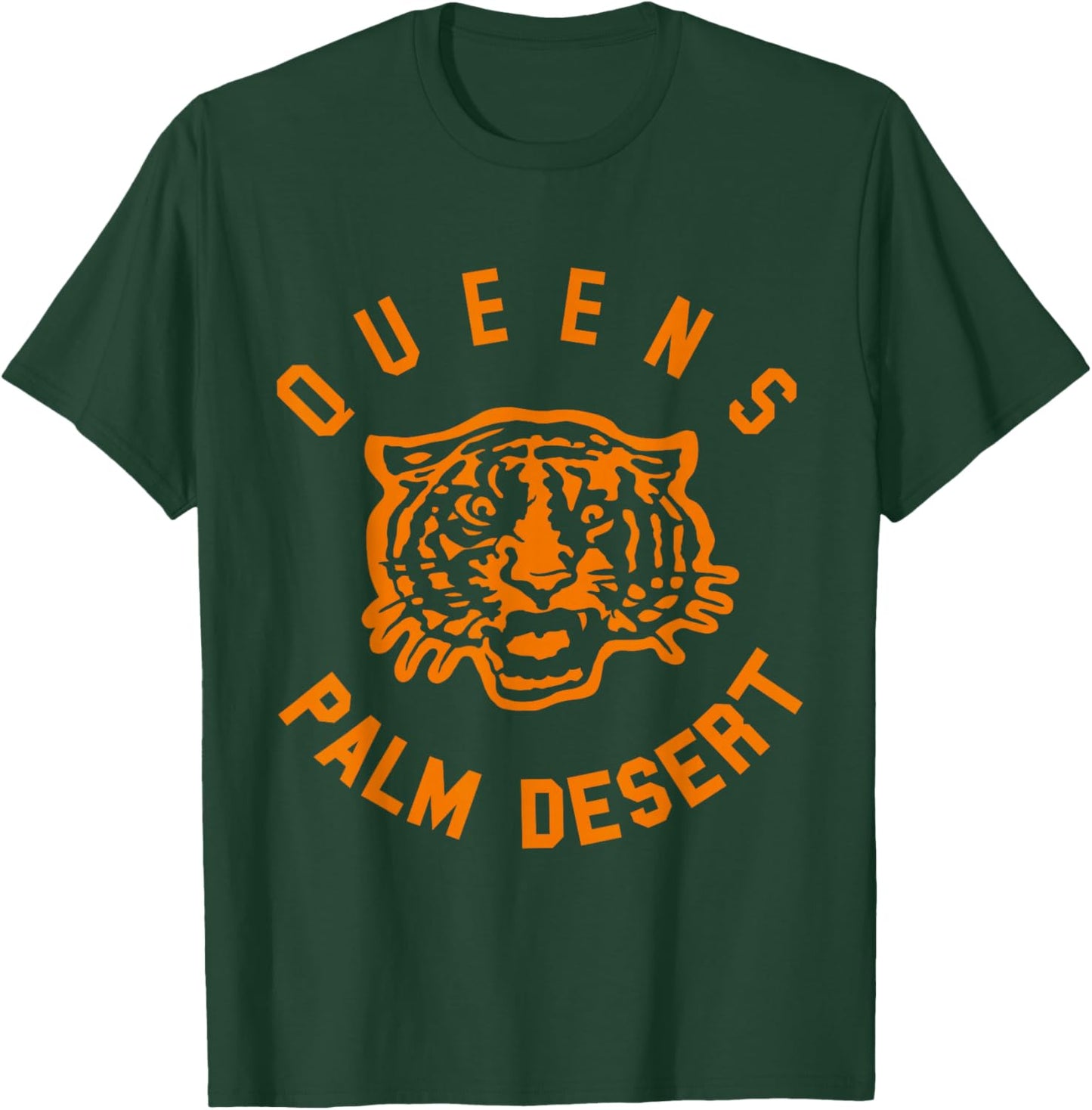 Official Queens of The Stone Age Tiger Palm Desert T-Shirt - T-Shirt | Forest