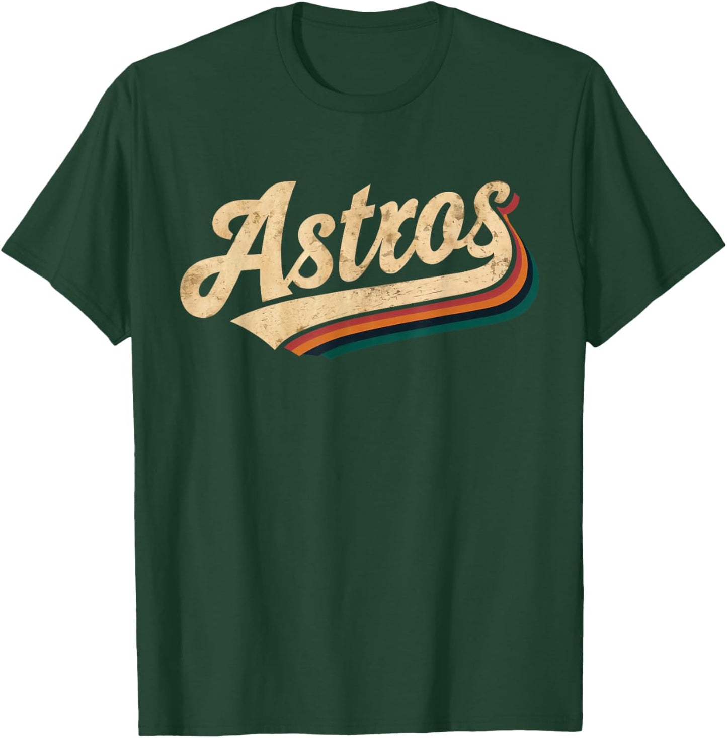 Vintage Astros Name Retro Style 70s 80s T-Shirt - T-Shirt | Forest