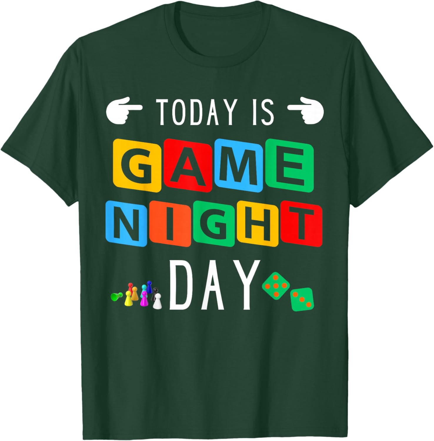 Family Game Night Day This is How I Host Game Night Host T-Shirt - T-Shirt | Forest