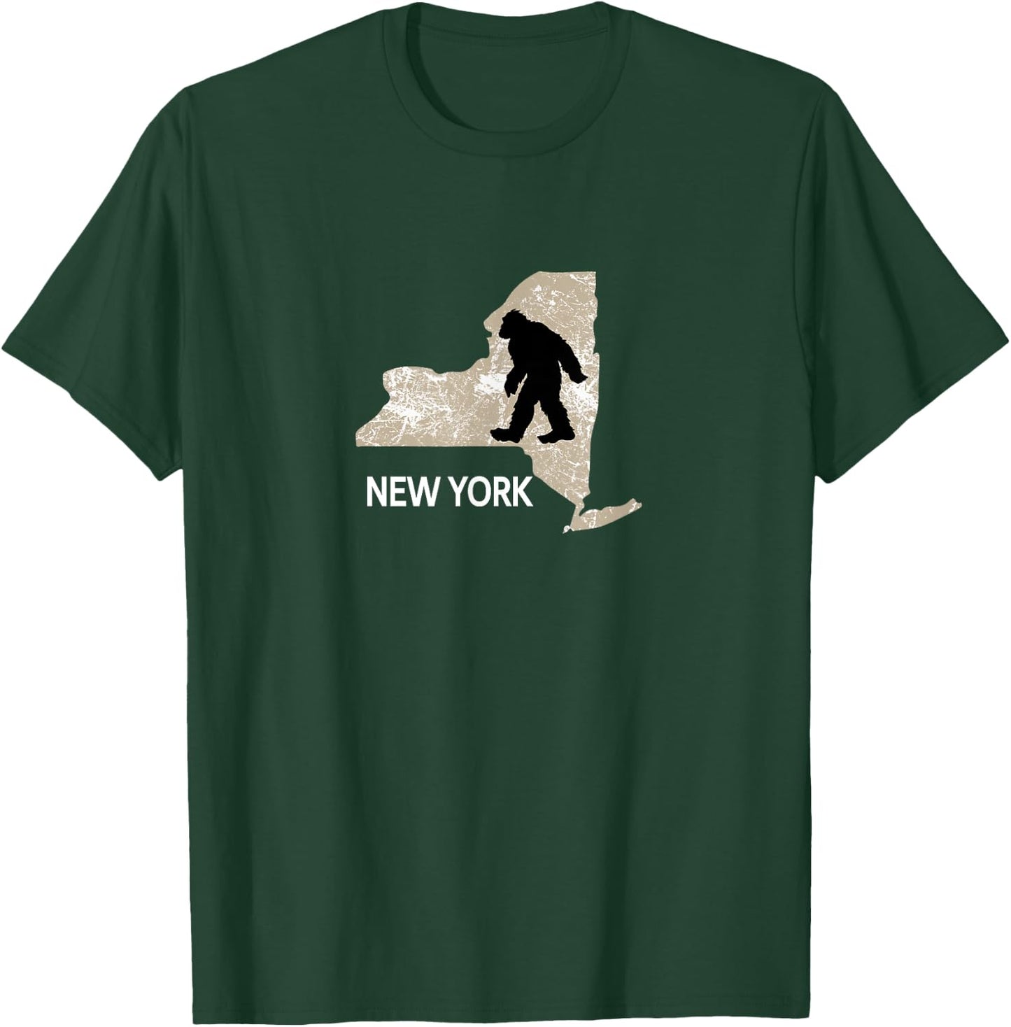 Funny Bigfoot I Believe Loves New York NY Sasquatch T-Shirt - T-Shirt | Forest
