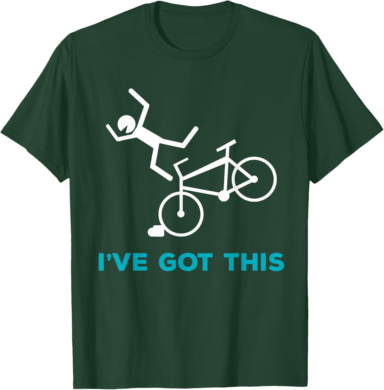 I Got This Funny Clumsy Bike Accident Injury get Well Gift T-Shirt - T-Shirt | Forest