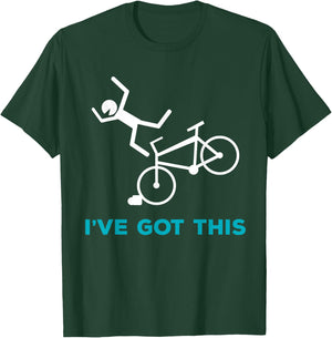 I Got This Funny Clumsy Bike Accident Injury get Well Gift T-Shirt - T-Shirt | Forest