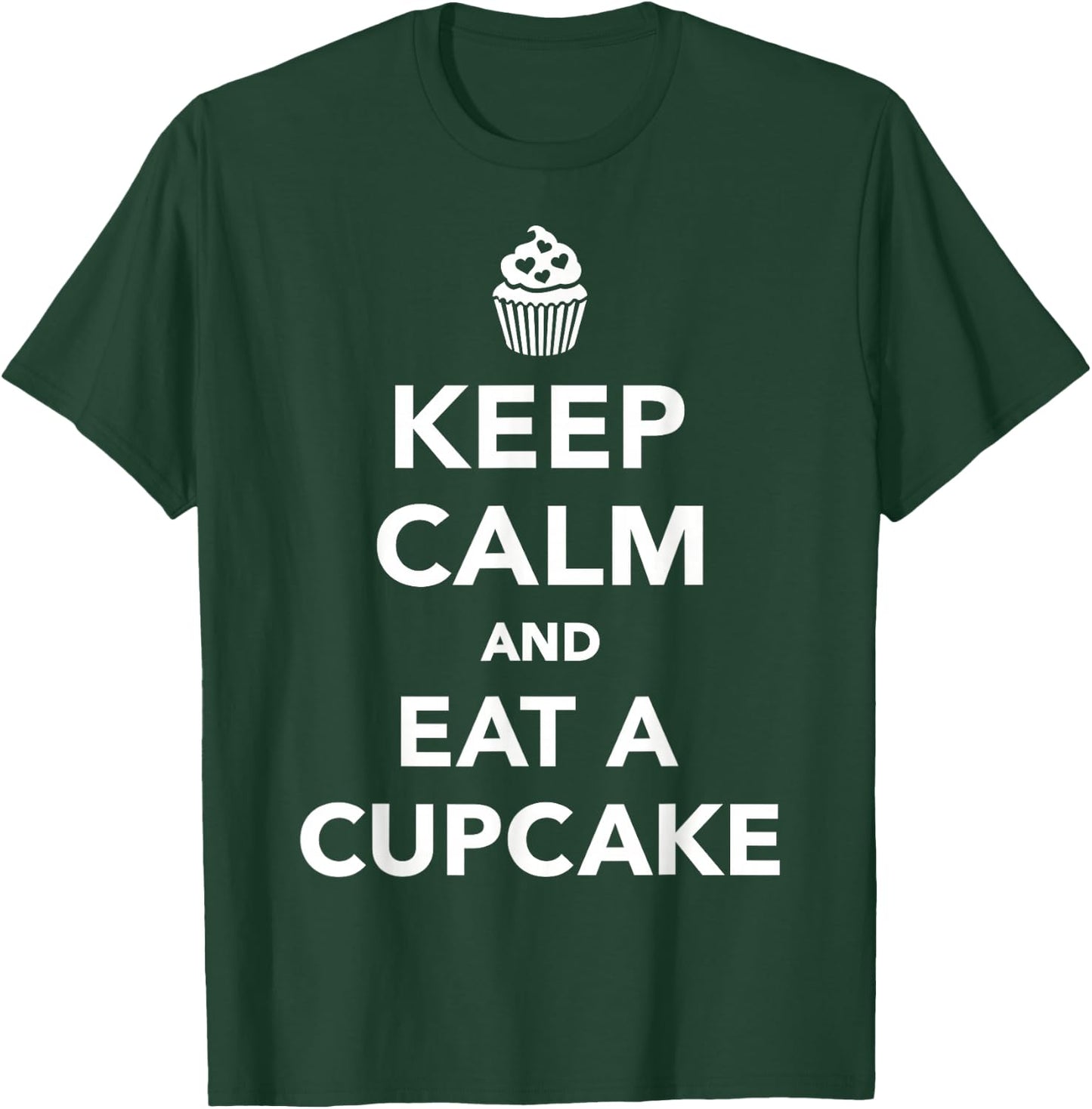 Keep calm cupcake T-Shirt - T-Shirt | Forest