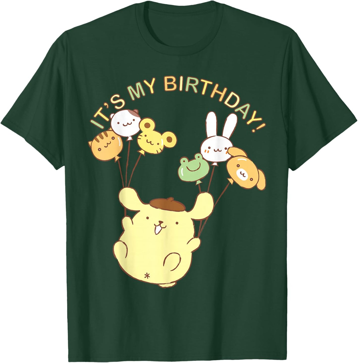 Pompompurin Its My Birthday Small T-Shirt - T-Shirt | Forest