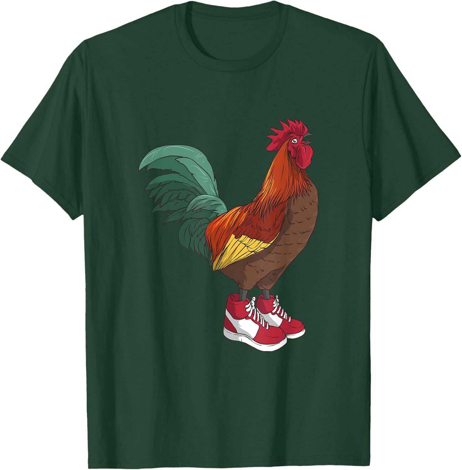 Chicken Wearing Sneakers Dank Meme T-Shirt - T-Shirt | Forest
