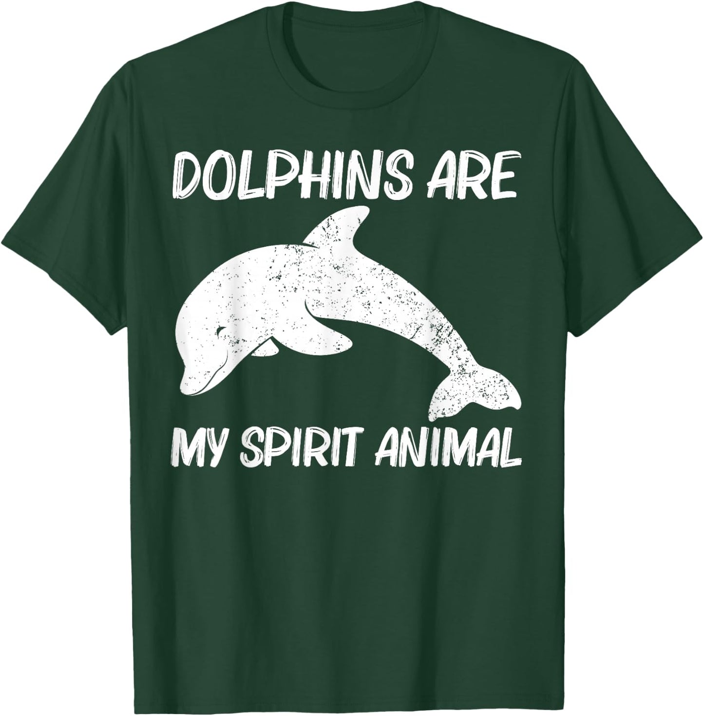 Cool Dolphin Gift Women Bottlenose Dolphin Animal T-Shirt - T-Shirt | Forest