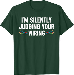 Funny Electrician Bad Wiring Humor Electrical Engineer T-Shirt - T-Shirt | Forest