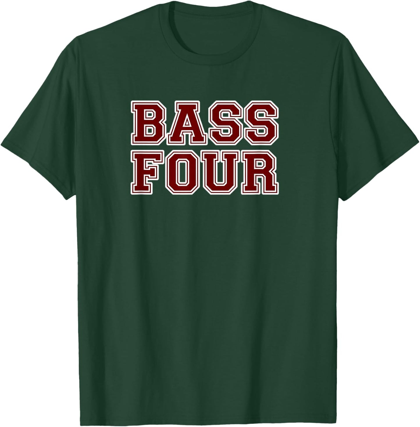 Drumline Bass Four - Bass Drum 4 Band Camp BFND Drum Line T-Shirt - T-Shirt | Forest