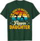 Gymnastics Mom Dad - I'm Here to Watch My Flippin' Daughter T-Shirt - T-Shirt | Forest