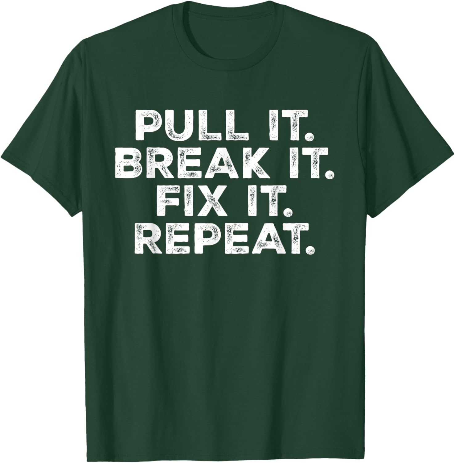 Vintage Tractor Pulling Season Graphic Design Tractor Puller T-Shirt - T-Shirt | Forest