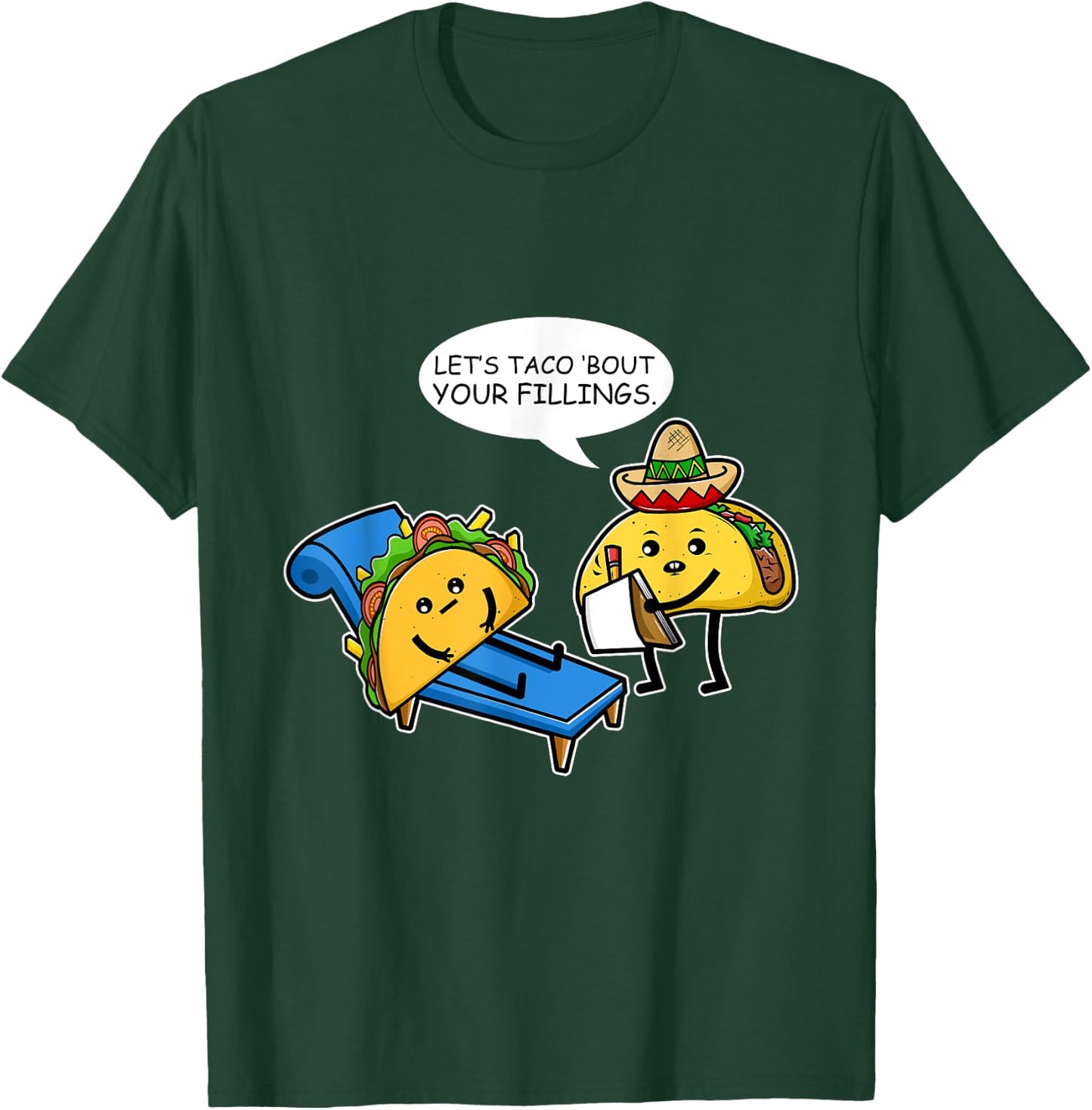 Mexican Taco Cinco De Mayo T-Shirt - T-Shirt | Forest