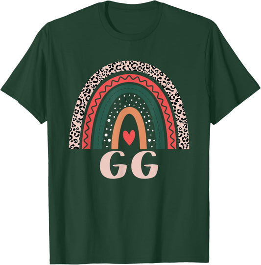 GG Rainbow Grandma Grandma Women Mothers Day GG T-Shirt - T-Shirt | Forest