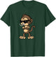 Funny Cartoon Monkey Smoking A Joint T-Shirt - T-Shirt | Forest