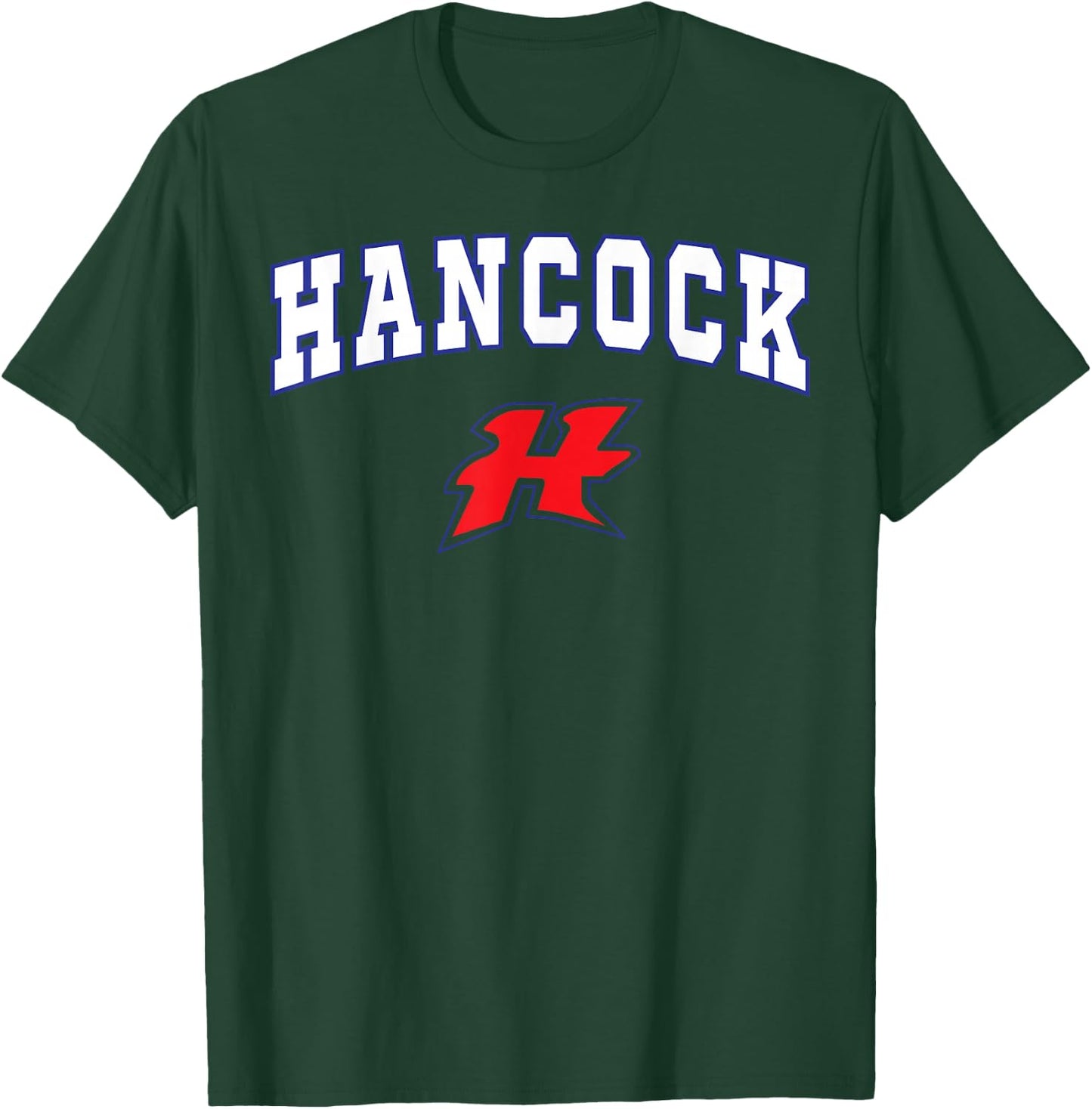 Hancock High School Hawks C2 T-Shirt - T-Shirt | Forest