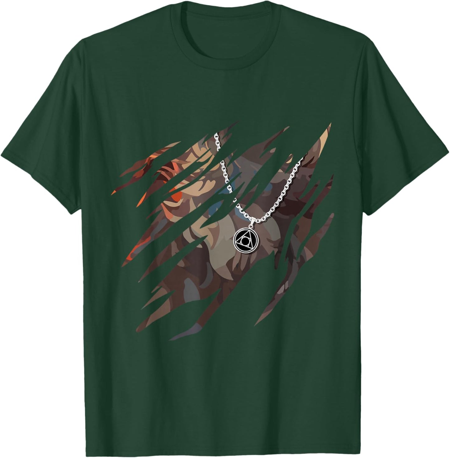 Wolf Kin Theta Delta Alter Kin Dog Cool Otherkin Therian T-Shirt - T-Shirt | Forest