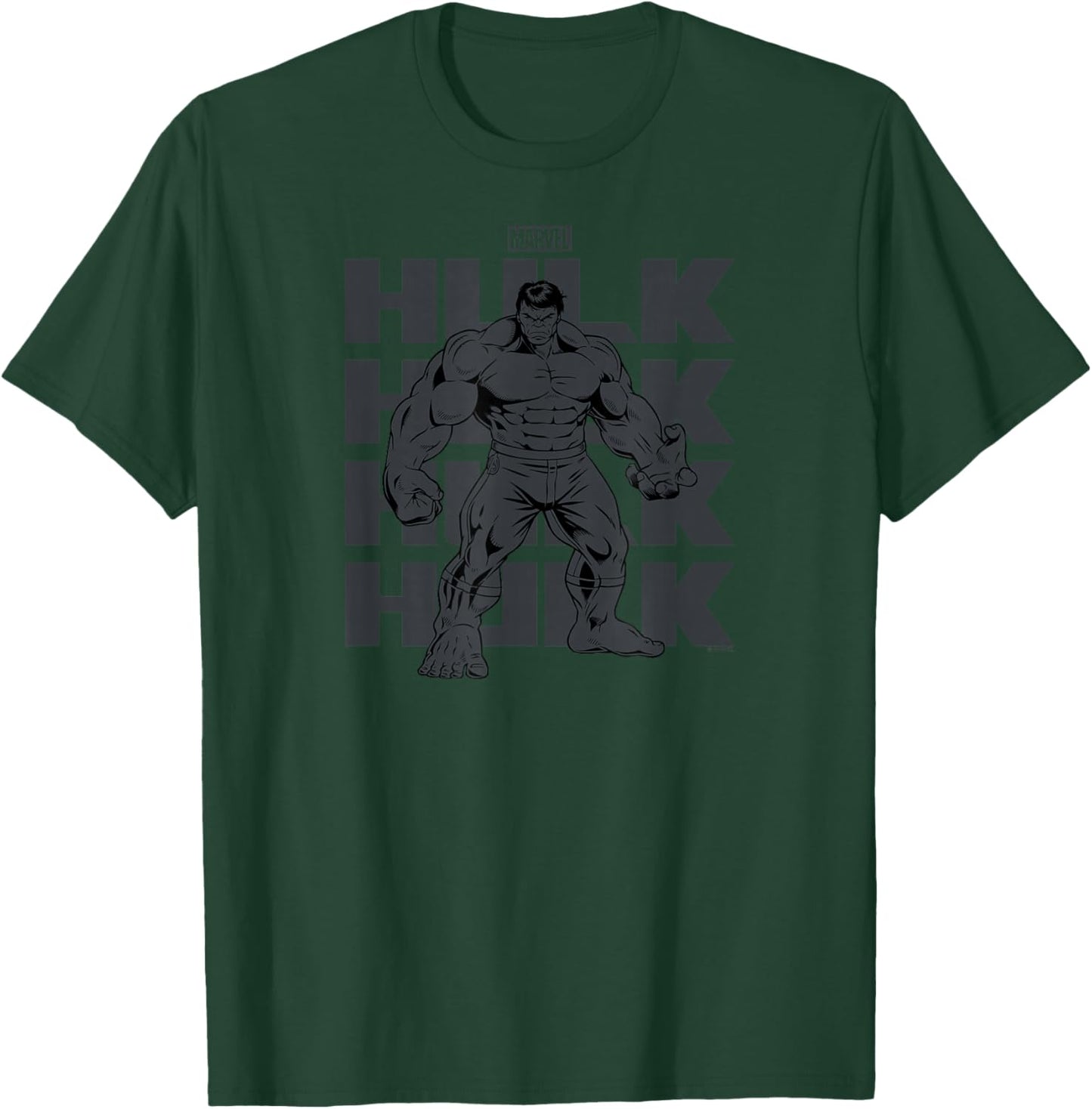 Hulk - Dark Monochrome T-Shirt - T-Shirt | Forest
