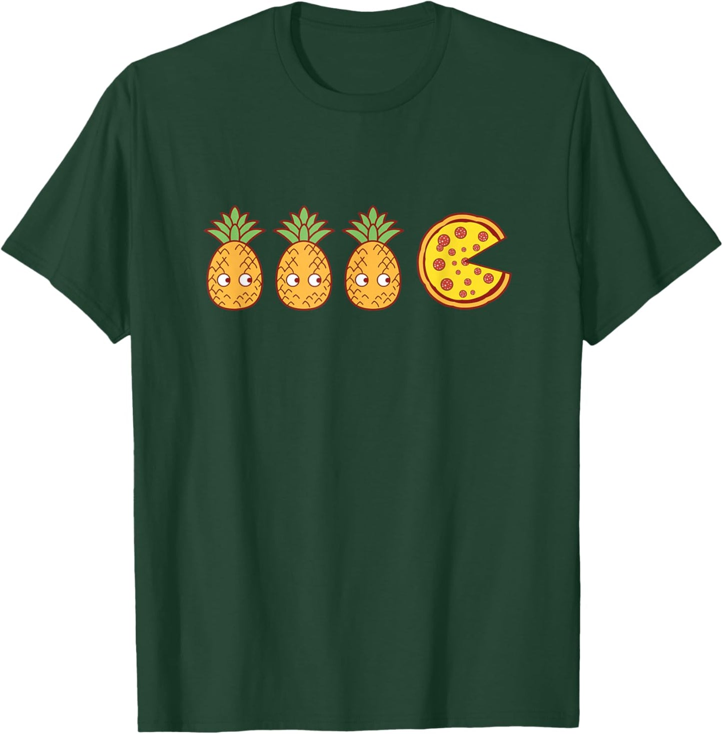 Funny Pineapple Pizza T-Shirt - T-Shirt | Forest
