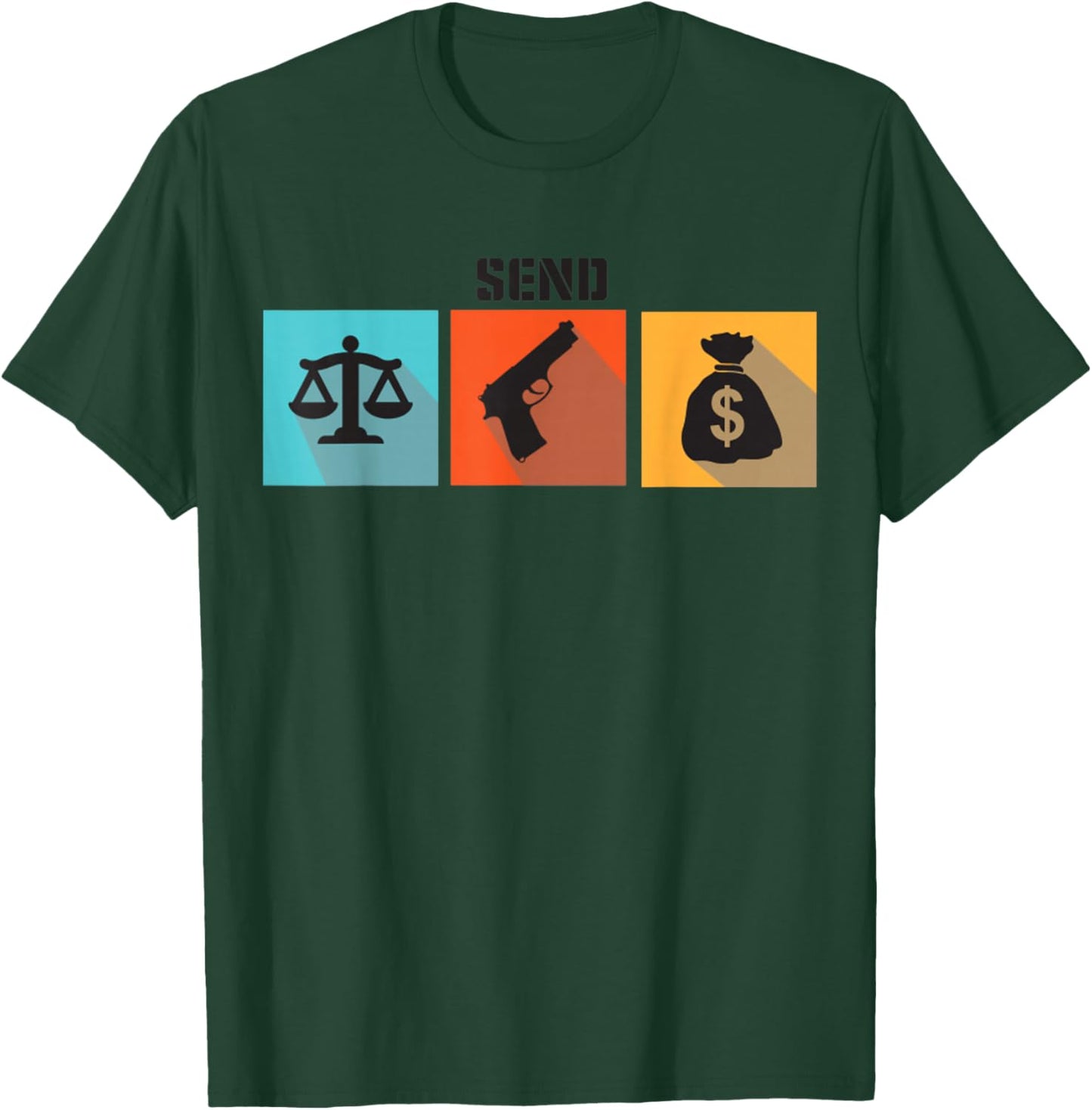 Funny Send Lawyers Guns And Money, Retro Music T-Shirt - T-Shirt | Forest