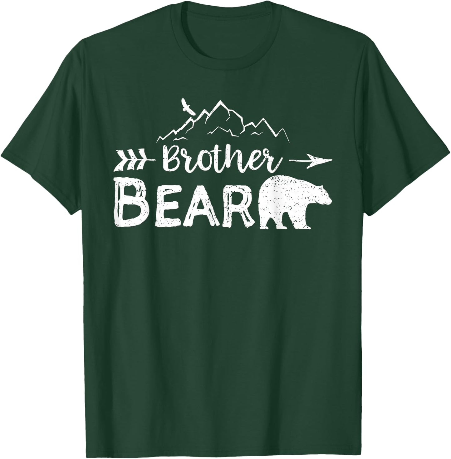 Brother Bear Shirt Matching Family Mama Papa Bear Camping T-Shirt - T-Shirt | Forest