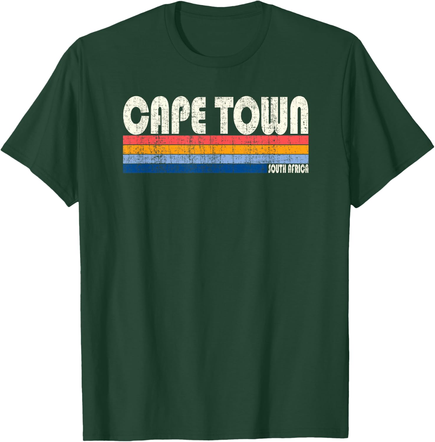 Vintage 70s Cape Town, South Africa T-Shirt - T-Shirt | Forest