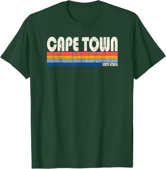 Vintage 70s Cape Town, South Africa T-Shirt - T-Shirt | Forest