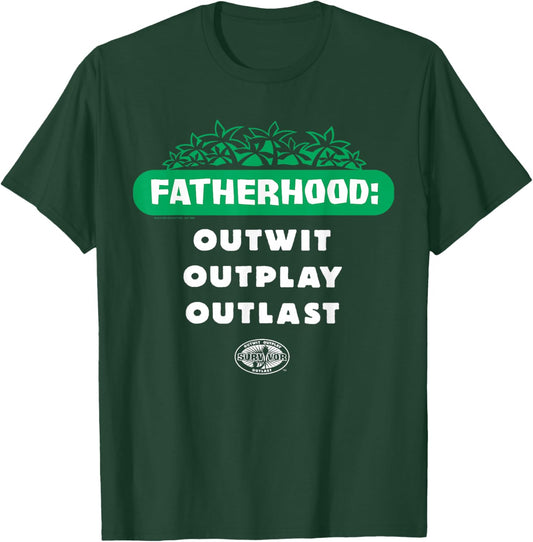 Survivor Fatherhood Father's Day T-Shirt - T-Shirt | Forest