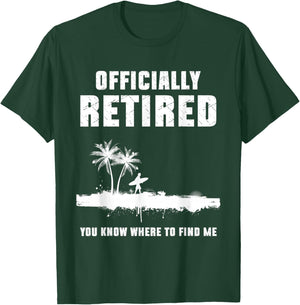 Retirement 2025 Retire Surfer Retired Gifts Surfing T-Shirt - T-Shirt | Forest