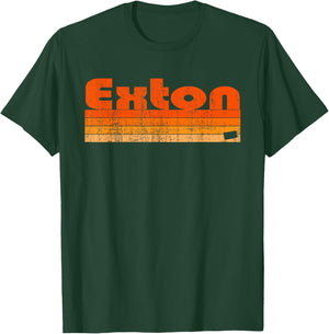 Exton, Pennsylvania Retro 80s Style T-Shirt - T-Shirt | Forest