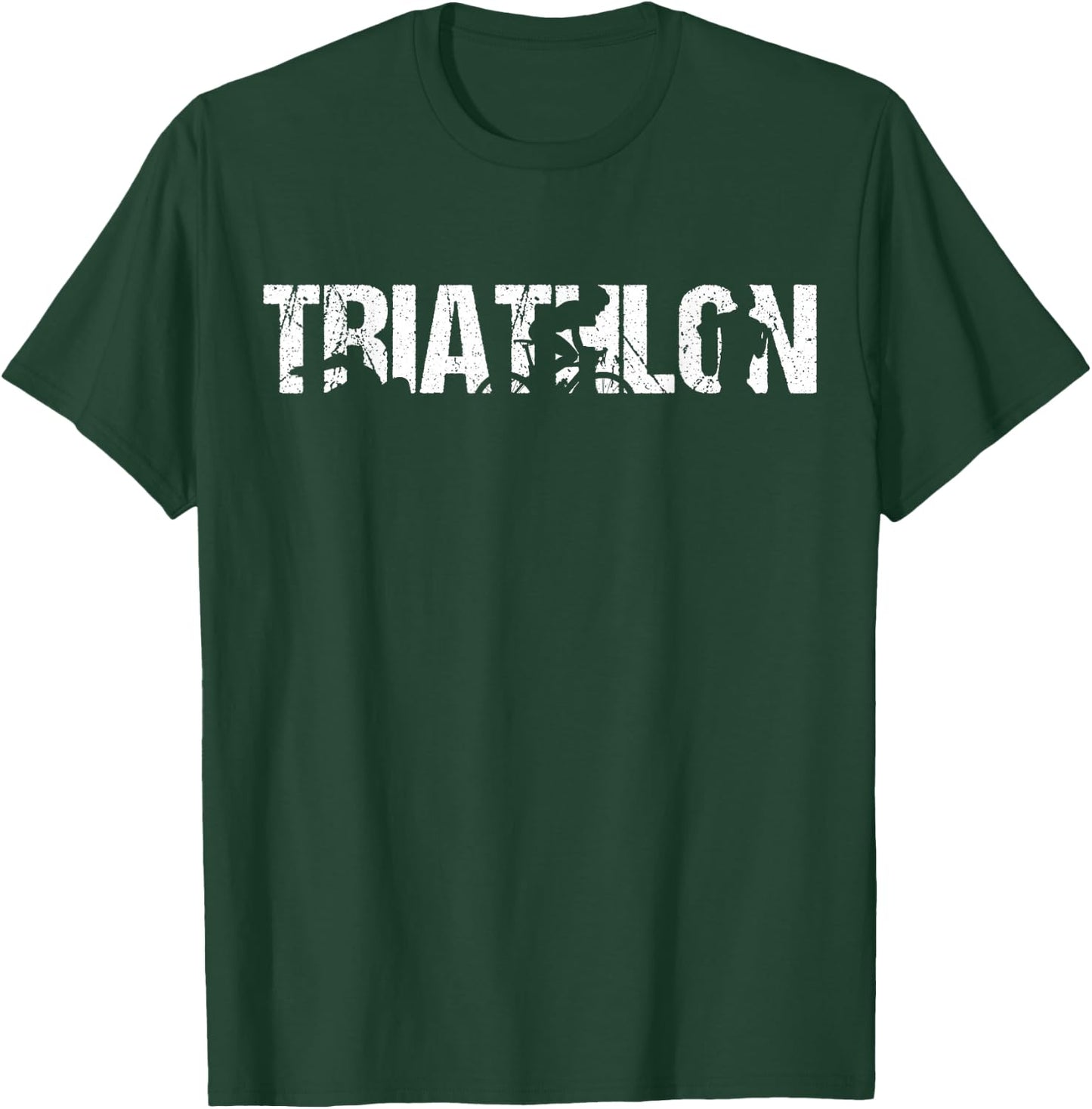 Triathlon Run Bike Swim Triathlete Outfit Boys T-Shirt - T-Shirt | Forest