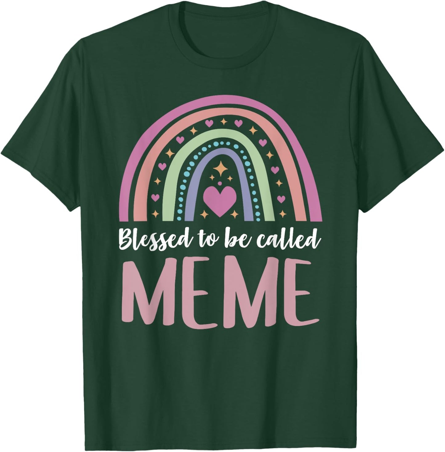 Meme Shirt for Grandma Women Mothers Day Blessed Meme T-Shirt - T-Shirt | Forest