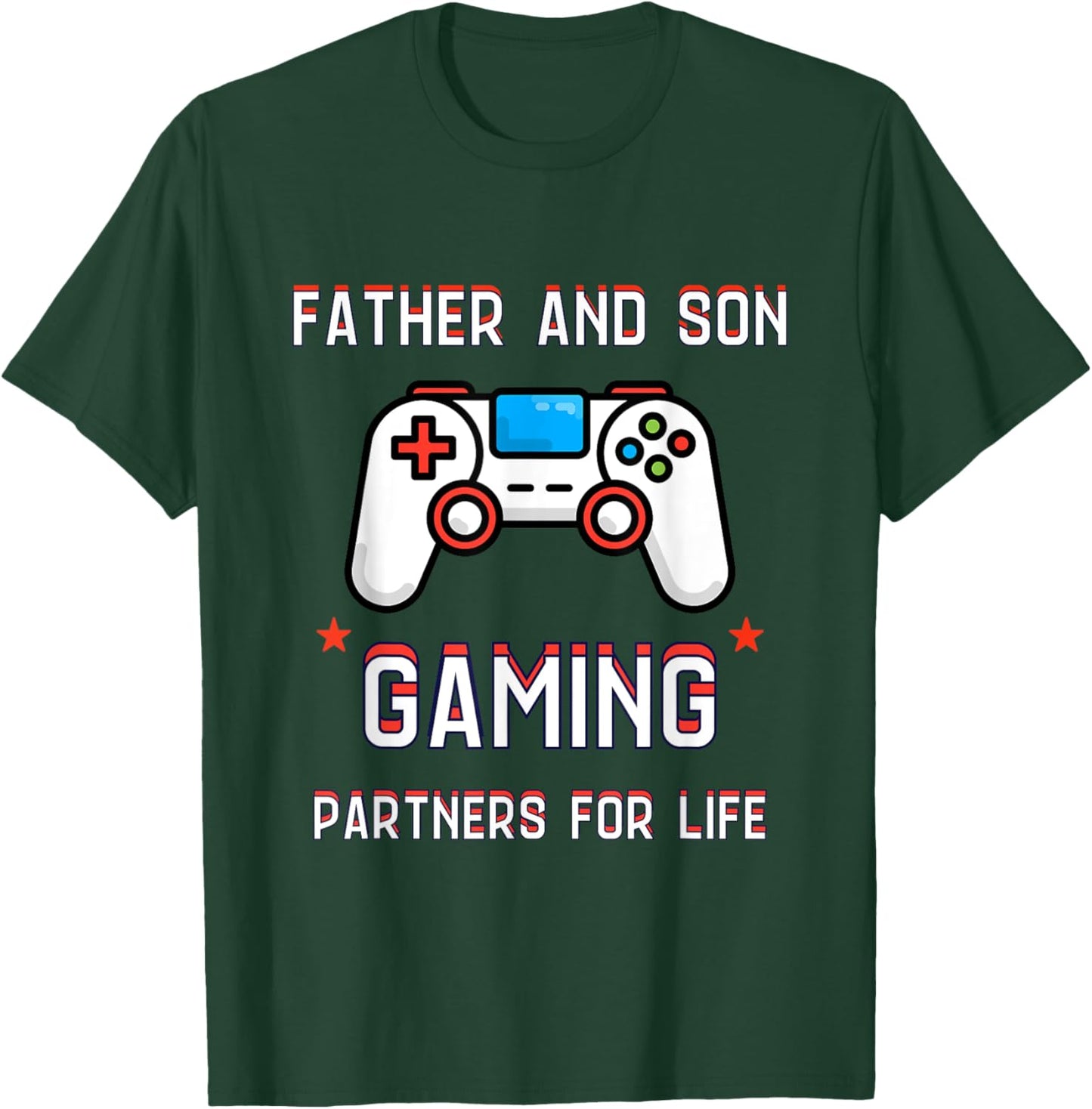 Father And Son Gaming Partners For Life Video Game Matching T-Shirt - T-Shirt | Forest