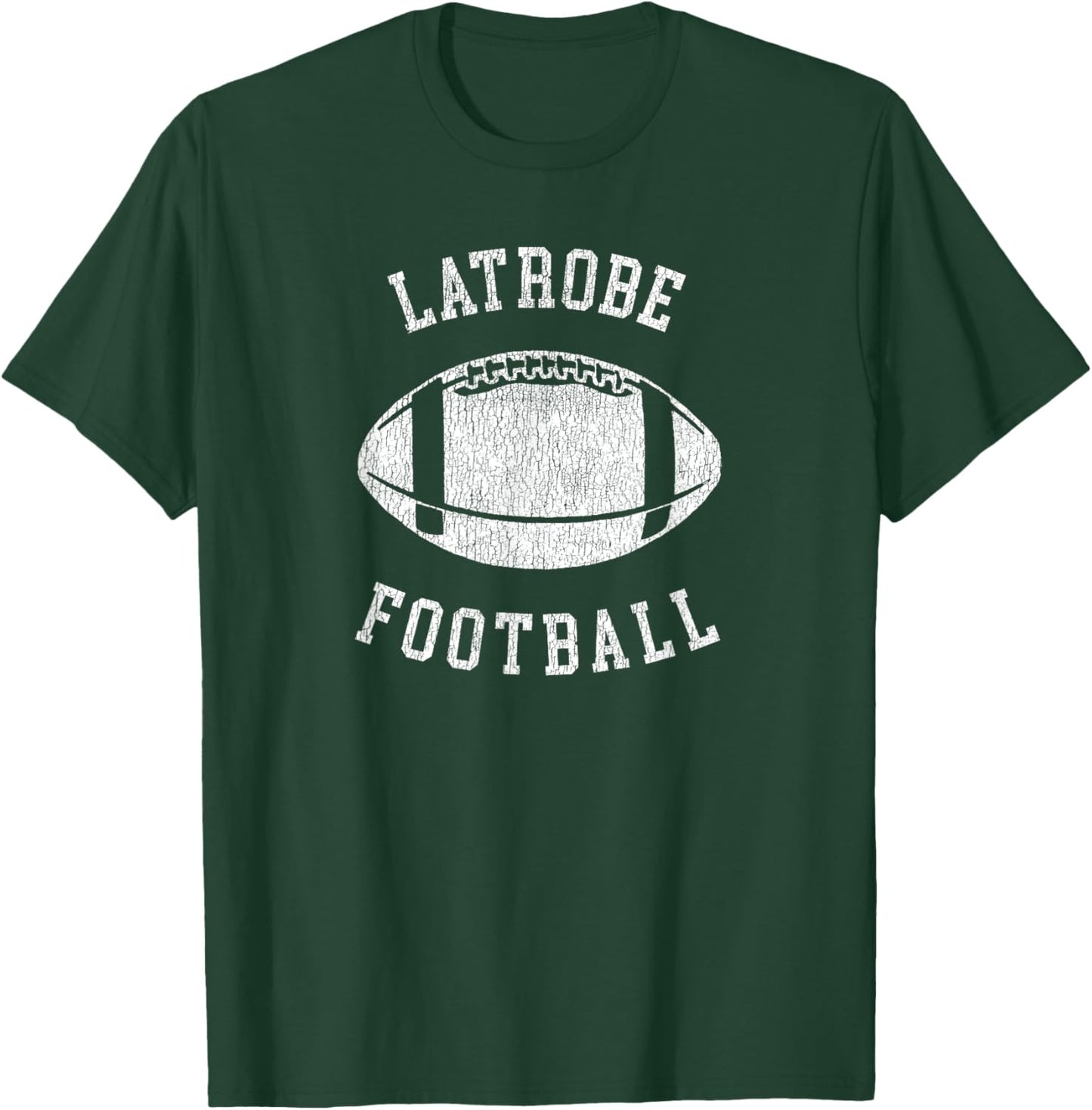 Latrobe Football Distressed Vintage 80's Throwback Classic T-Shirt - T-Shirt | Forest