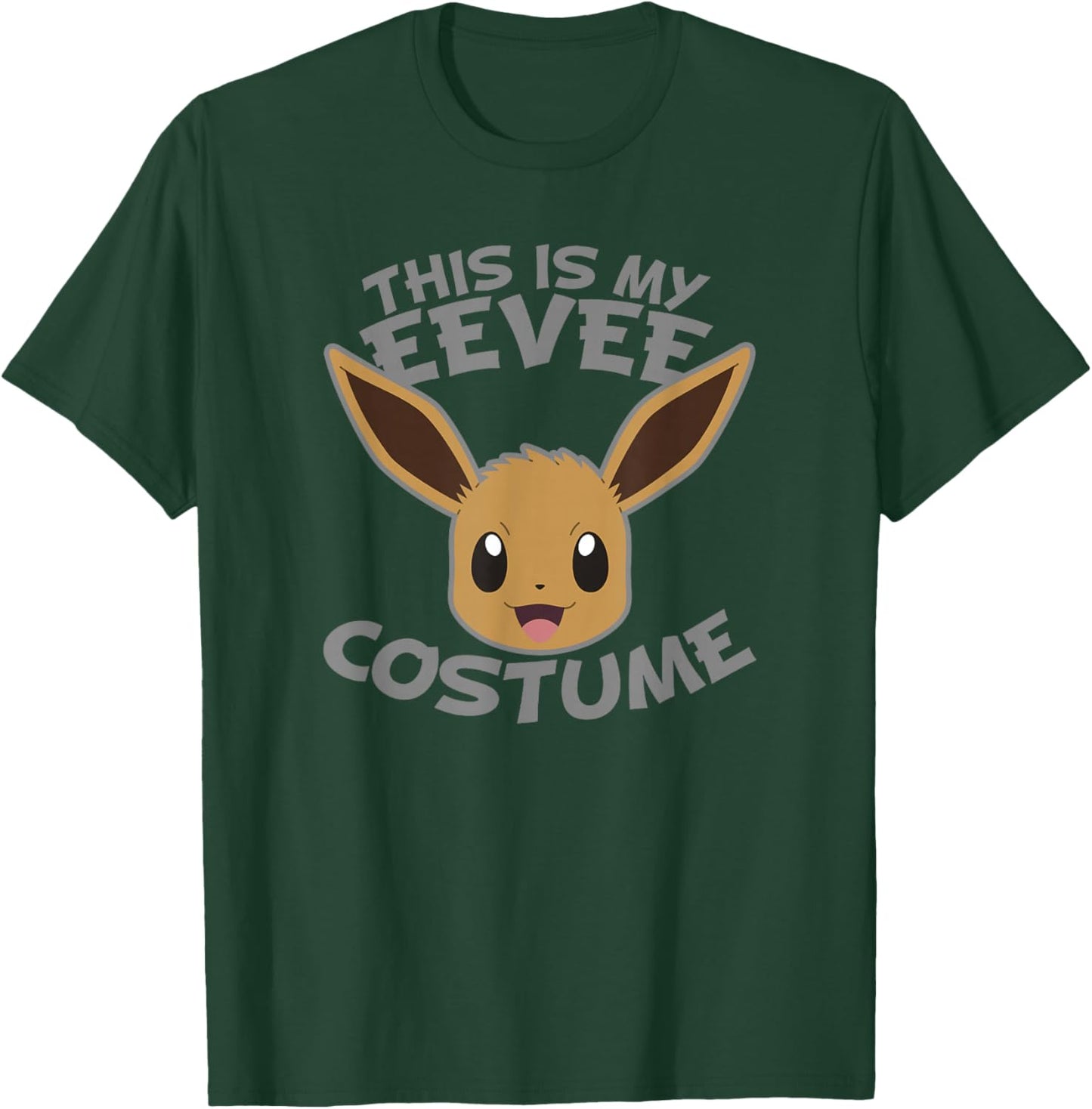 Pokémon Halloween Eevee This is My Eevee Costume Logo T-Shirt - T-Shirt | Forest
