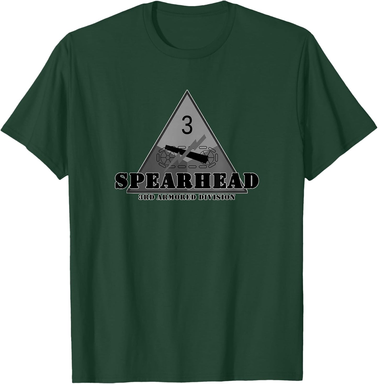 3rd Armored Division Emblem with Motto Army Veteran Gift T-Shirt - T-Shirt | Forest