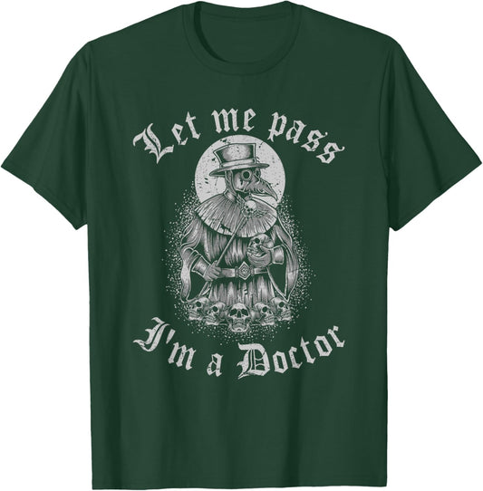 Renaissance Festival Medieval Plague Doctor Quote Ren Faire T-Shirt - T-Shirt | Forest